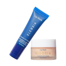 Two ELEUSIA lip mask products on a white background