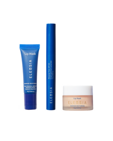 Three Eleusia lip mask products on a white background